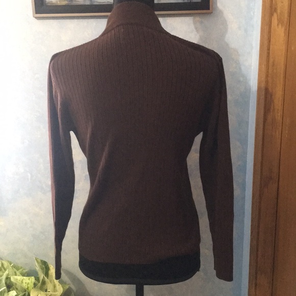 Brown Turtleneck Sweater - Picture 5 of 5